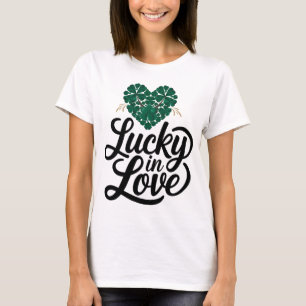 St. Patrick's Day Lucky in Love-Perfect voor koppe T-shirt