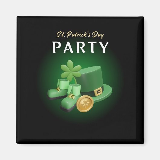 St. Patricks Day Lucky Irish - Funny Lucky Irish Magneet (Voorkant)