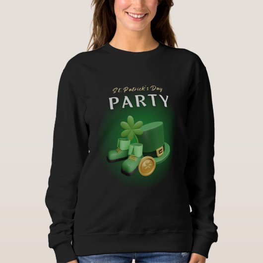 St. Patricks Day Lucky Irish - Funny Lucky Irish Trui (Voorkant)