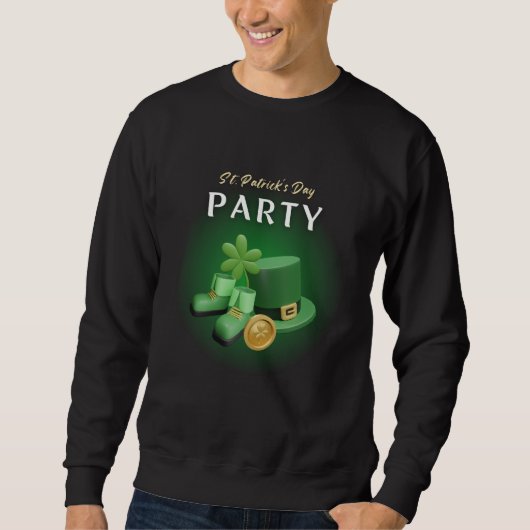 St. Patricks Day Lucky Irish - Funny Lucky Irish Trui (Voorkant)