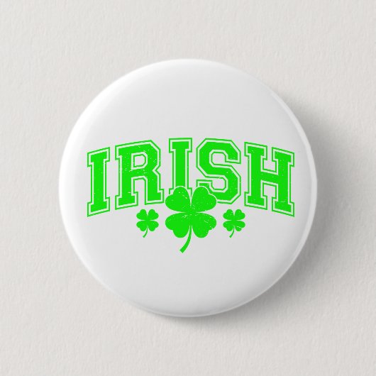 St Patrick's Day Lucky Irish stijlvol Ronde Button 5,7 Cm (Voorkant)
