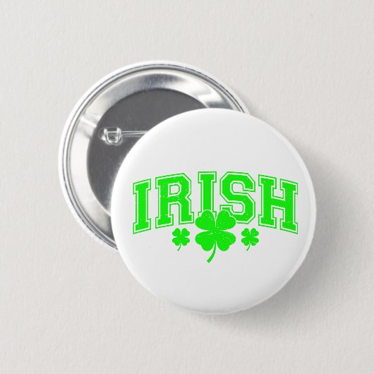 St Patrick's Day Lucky Irish stijlvol Ronde Button 5,7 Cm (Voorkant /achterkant)