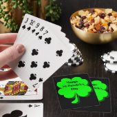 ST. PATRICK'S DAY LUCKY KLAVER POKERKAARTEN (Insitu)
