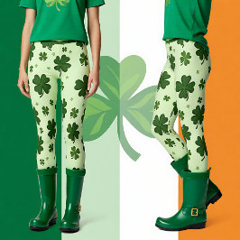 St. Patrick's Day Lucky Legs in Motion Leggings