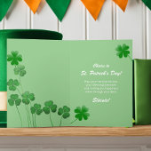 St Patrick's Day Lucky Leprechaun Gnome Groet Feestdagen Kaart