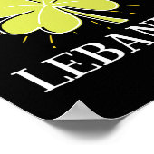 St Patricks Day Lucky Libanese Gift Poster (Hoek)