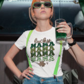 St. Patrick's Day Lucky Mama Clover Shamrock T-shirt
