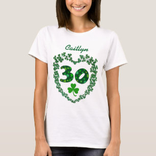 St Patricks Day Lucky March 17th 30th Birthday V03 T-shirt