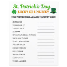 St. Patrick's Day Lucky of Unlucky spel