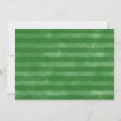 St Patricks Day Lucky ONE 1e verjaardag Uitnodigin Kaart (Achterkant)