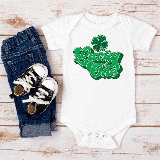 St. Patrick's Day Lucky One Baby Body Romper