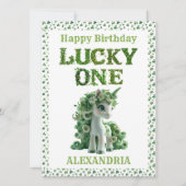 St Patrick's Day Lucky One Eenhoorn Kaart (Voorkant)