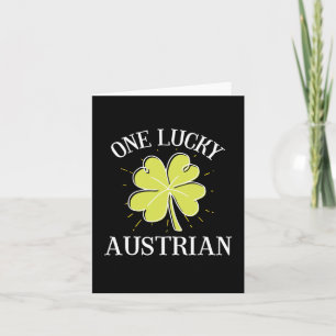 St Patricks Day Lucky Oostenrijkse coach Kaart