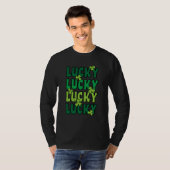 St Patricks Day Lucky Saint Paddys Pattys Men Wome T-shirt (Voorkant volledig)