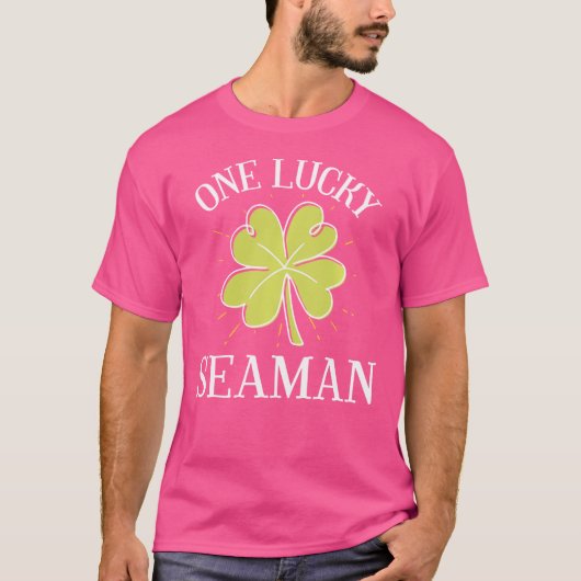 St Patricks Day Lucky Seaman T-shirt (Voorkant)
