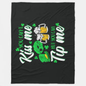 St. Patrick's Day Lucky Shamrock Fleece Deken (Voorkant)