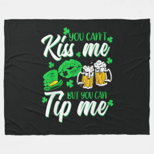 St. Patrick's Day Lucky Shamrock Fleece Deken