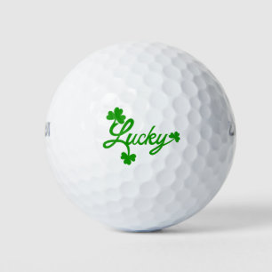 St. Patricks Day Lucky Shamrock Green Clover Leaf Golfballen