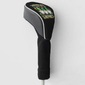 St. Patrick's Day Lucky Shamrock Kabouter Golfheadcover (Schuin)
