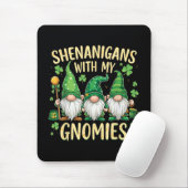 St Patrick's Day Lucky Shamrock Kabouter Muismat (Met muis)