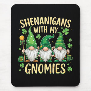 St Patrick's Day Lucky Shamrock Kabouter Muismat