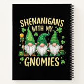 St. Patrick's Day Lucky Shamrock Kabouter Notitieboek (Achterkant)