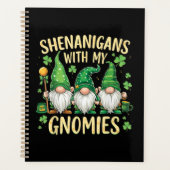 St Patrick's Day Lucky Shamrock Kabouter Planner (Voorkant)