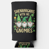 St. Patrick's Day Lucky Shamrock Kabouter Seltzer Blikjeskoeler (Voorkant)