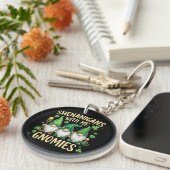 St. Patrick's Day Lucky Shamrock Kabouter Sleutelhanger (Voorkant Rechts)