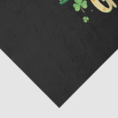 St Patrick's Day Lucky Shamrock Kabouter Tissuepapier (Detail)
