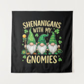 St Patrick's Day Lucky Shamrock Kabouter Wandkleed (Voorkant)
