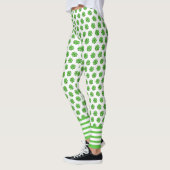 St. Patrick's Day Lucky Shamrock Leggings - Festiv (Links)