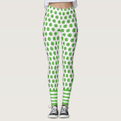St. Patrick's Day Lucky Shamrock Leggings - Festiv (Voorkant)