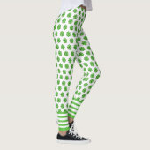 St. Patrick's Day Lucky Shamrock Leggings - Festiv (Rechts)