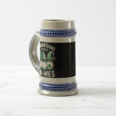 St Patricks Day Lucky Shamrock Luipaard Kabouters Bierpul (Voorkant links)