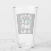 St Patricks Day Lucky Shamrock Luipaard Kabouters Glas (Achterkant)