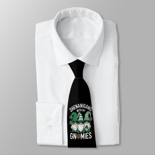 St Patricks Day Lucky Shamrock Luipaard Kabouters Stropdas (Gebonden)