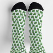 St. Patrick's Day Lucky Shamrock Patroon Sokken (Top)