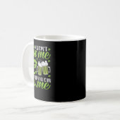 St Patricks Day Lucky Shamrock serveerster Rtender Koffiemok (Voorkant links)