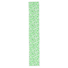 St. Patrick's Day Lucky Shamrocks Confetti Patroon Lange Tafelloper