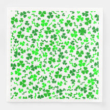 St. Patrick's Day Lucky Shamrocks Confetti Patroon