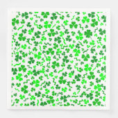 St Patrick's Day Lucky Shamrocks Confetti Pattern Servet (Voorkant)