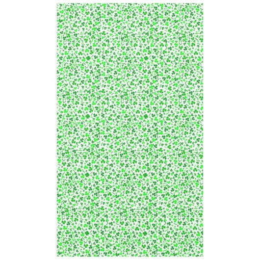 St Patrick's Day Lucky Shamrocks Confetti Pattern Tafelkleed (Voorkant)