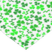 St Patrick's Day Lucky Shamrocks Confetti Pattern Tafelkleed (Gekanteld)