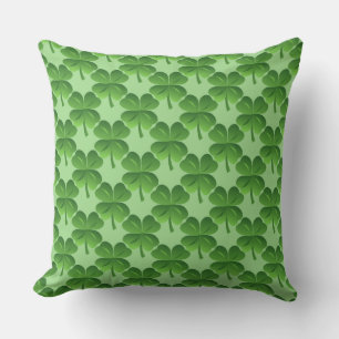 St. Patrick's Day Lucky Shamrocks Kussen