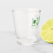 St. Patrick's Day Lucky Shamrocks Shot Glas (Links)