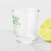 St. Patrick's Day Lucky Shamrocks Shot Glas (Rechts)