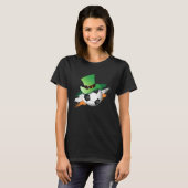 St Patrick's Day Lucky Soccer Ball T-shirt (Voorkant volledig)