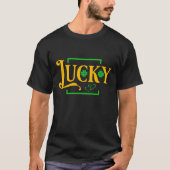 St Patricks Day, Lucky T-Shirt (Voorkant)
