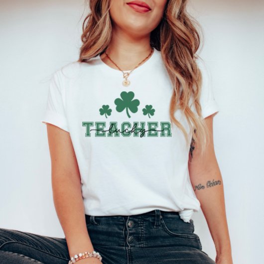 St. Patrick's Day Lucky Teacher T-shirt